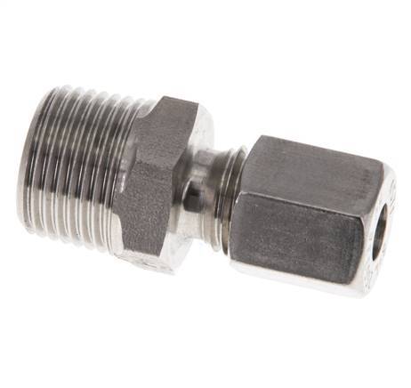 6L & R3/8'' Geradeschneidende Verschraubung aus Edelstahl mit Außengewinde 315 bar ISO 8434-1