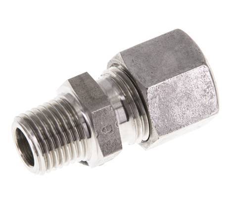 10L & R1/4'' Edelstahlverschraubungen mit Außengewinde 315 bar ISO 8434-1