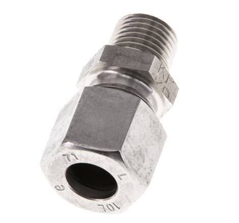 10L & R1/4'' Edelstahlverschraubungen mit Außengewinde 315 bar ISO 8434-1