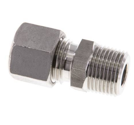10L & R3/8'' Edelstahlverschraubungen mit Außengewinde 315 bar ISO 8434-1