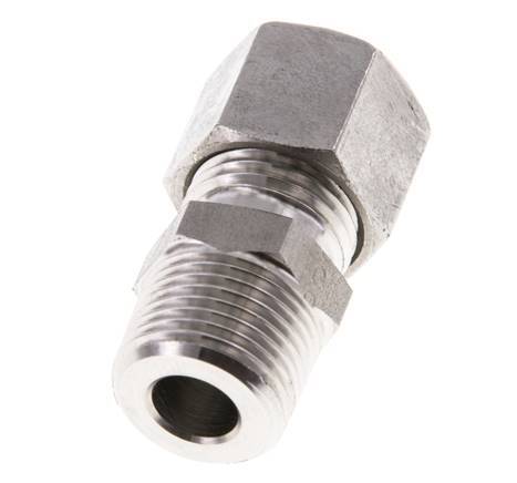 10L & R3/8'' Edelstahlverschraubungen mit Außengewinde 315 bar ISO 8434-1