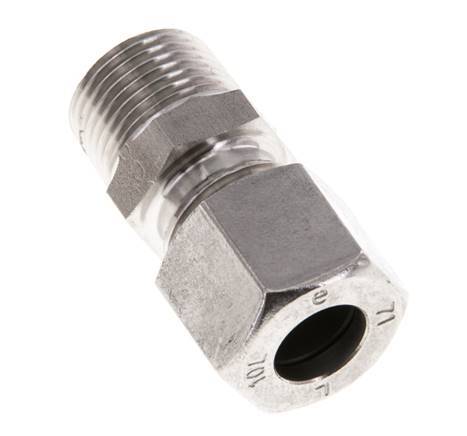 10L & R3/8'' Edelstahlverschraubungen mit Außengewinde 315 bar ISO 8434-1