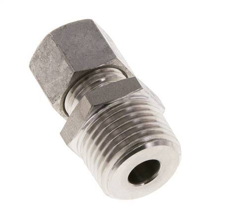 10L & R1/2'' Edelstahlverschraubungen mit Außengewinde 315 bar ISO 8434-1
