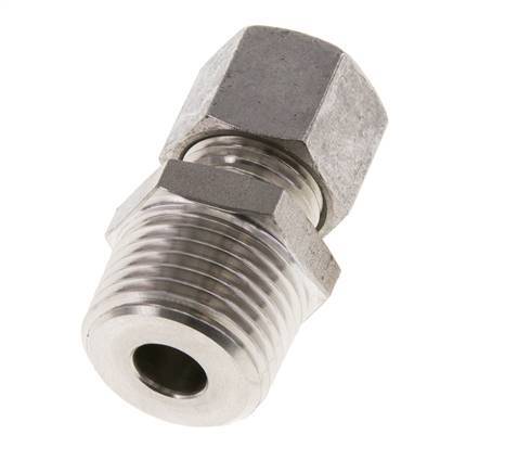 10L & R1/2'' Edelstahlverschraubungen mit Außengewinde 315 bar ISO 8434-1