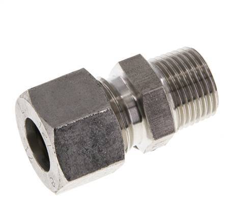12L & R3/8'' Geradeschneidende Verschraubung aus Edelstahl mit Außengewinde 315 bar ISO 8434-1