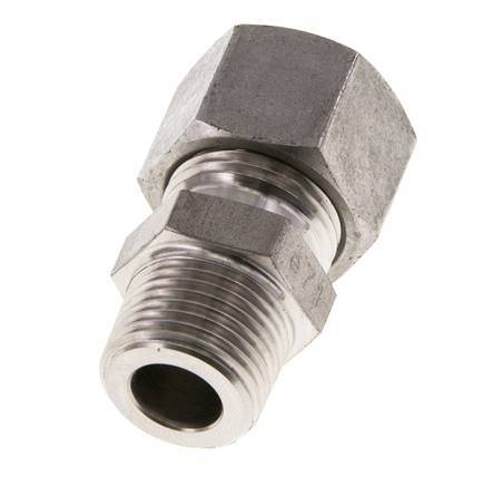 12L & R3/8'' Geradeschneidende Verschraubung aus Edelstahl mit Außengewinde 315 bar ISO 8434-1