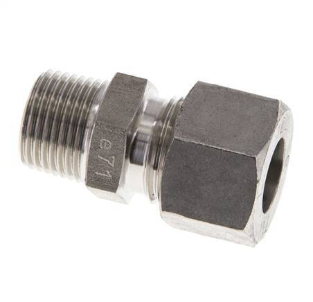 12L & R3/8'' Geradeschneidende Verschraubung aus Edelstahl mit Außengewinde 315 bar ISO 8434-1