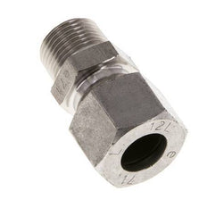 12L & R3/8'' Geradeschneidende Verschraubung aus Edelstahl mit Außengewinde 315 bar ISO 8434-1