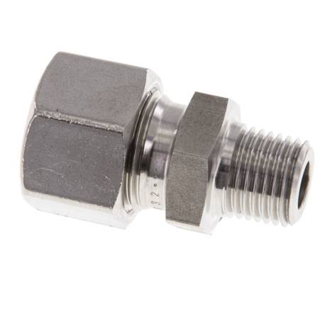 12L & R1/4'' Edelstahlverschraubungen mit Außengewinde 315 bar ISO 8434-1