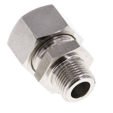 15L & R3/8'' Geradeschneidende Verschraubung aus Edelstahl mit Außengewinde 315 bar ISO 8434-1
