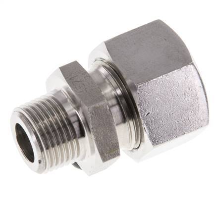 15L & R3/8'' Geradeschneidende Verschraubung aus Edelstahl mit Außengewinde 315 bar ISO 8434-1