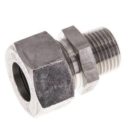 18L & R1/2'' Edelstahlverschraubungen mit Außengewinde 315 bar ISO 8434-1