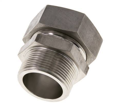 42L & R1-1/2'' Geradeschneidende Verschraubung aus Edelstahl mit Außengewinde 160 bar ISO 8434-1