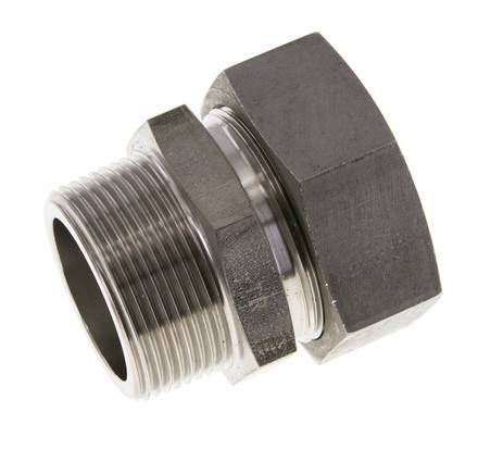 42L & R1-1/2'' Geradeschneidende Verschraubung aus Edelstahl mit Außengewinde 160 bar ISO 8434-1