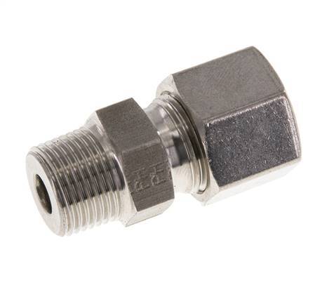 10L & R3/8'' Edelstahlverschraubungen mit Außengewinde 630 bar ISO 8434-1