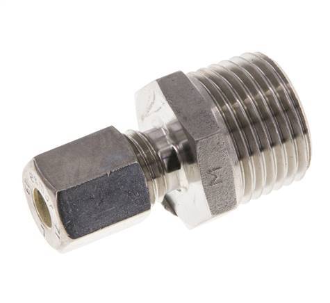 6L & R1/2'' Edelstahl-Kompressionsverschraubung mit Außengewinde 315 bar ISO 8434-1