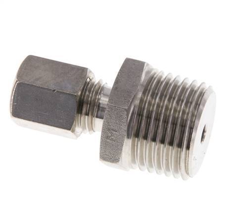 6L & R1/2'' Edelstahl-Kompressionsverschraubung mit Außengewinde 315 bar ISO 8434-1