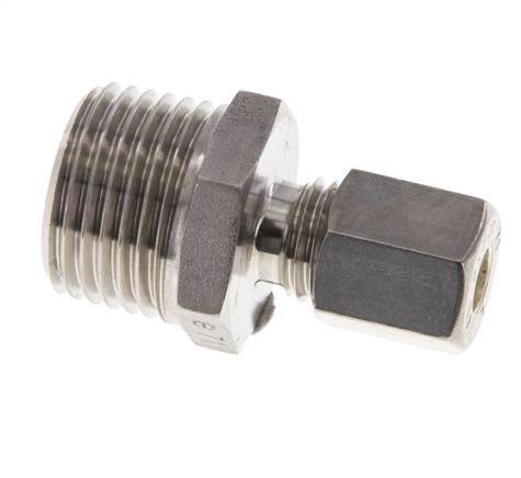 6L & R1/2'' Edelstahl-Kompressionsverschraubung mit Außengewinde 315 bar ISO 8434-1