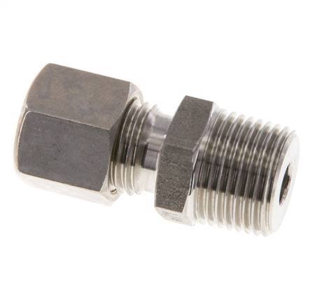 8L & R3/8'' Edelstahl-Kompressionsverschraubung mit Außengewinde 315 bar ISO 8434-1