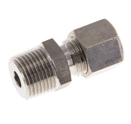 8L & R3/8'' Edelstahl-Kompressionsverschraubung mit Außengewinde 315 bar ISO 8434-1
