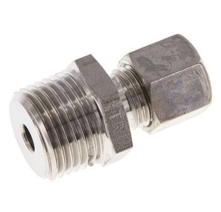 8L & R1/2'' Edelstahl-Kompressionsverschraubung mit Außengewinde 315 bar ISO 8434-1