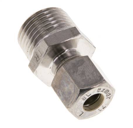8L & R1/2'' Edelstahl-Kompressionsverschraubung mit Außengewinde 315 bar ISO 8434-1