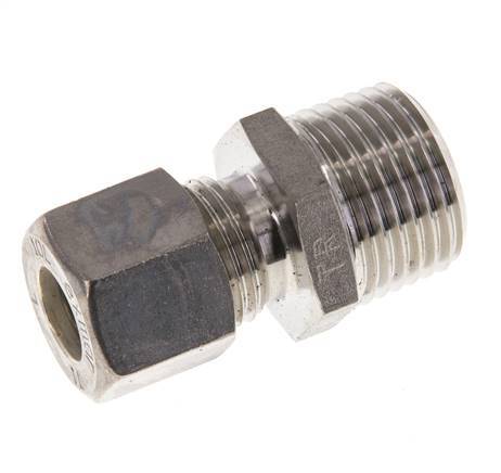 10L & R1/2'' Edelstahl-Kompressionsverschraubung mit Außengewinde 315 bar ISO 8434-1