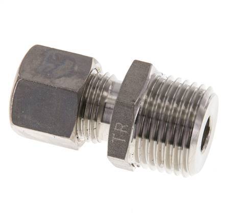 10L & R1/2'' Edelstahl-Kompressionsverschraubung mit Außengewinde 315 bar ISO 8434-1