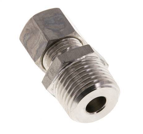10L & R1/2'' Edelstahl-Kompressionsverschraubung mit Außengewinde 315 bar ISO 8434-1