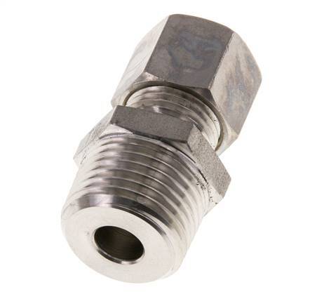 10L & R1/2'' Edelstahl-Kompressionsverschraubung mit Außengewinde 315 bar ISO 8434-1
