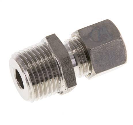 10L & R1/2'' Edelstahl-Kompressionsverschraubung mit Außengewinde 315 bar ISO 8434-1