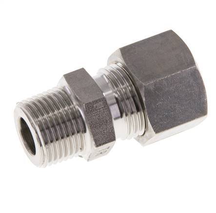 12L & R3/8'' Edelstahl-Kompressionsverschraubung mit Außengewinde 315 bar ISO 8434-1