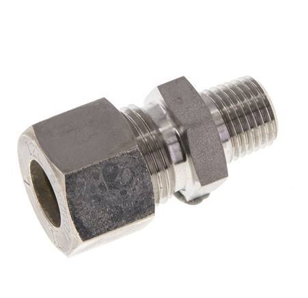 12L & R1/4'' Edelstahl-Kompressionsverschraubung mit Außengewinde 315 bar ISO 8434-1