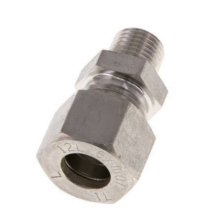 12L & R1/4'' Edelstahl-Kompressionsverschraubung mit Außengewinde 315 bar ISO 8434-1