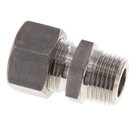 15L & R1/2'' Edelstahl-Kompressionsverschraubung mit Außengewinde 315 bar ISO 8434-1