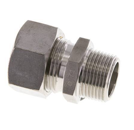 22L & R3/4'' Edelstahl-Kompressionsverschraubung mit Außengewinde 160 bar ISO 8434-1