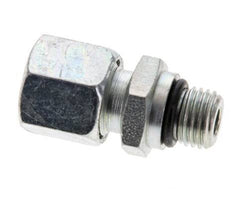 8L & UNF 7/16''-20 Verzinkter Stahl Geradeschneidende Verschraubung mit Außengewinde 315 bar ISO 8434-1