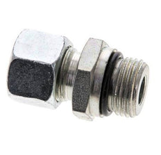 12L & UNF 3/4''-16 Verzinkter Stahl Geradeschneidende Verschraubung mit Außengewinde 315 bar ISO 8434-1