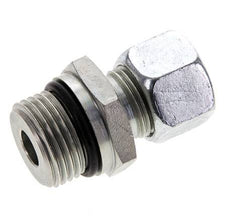 12L & UNF 7/8''-14 Verzinkter Stahl Geradeschneidende Verschraubung mit Außengewinde 315 bar ISO 8434-1