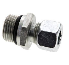 12L & UNF 7/8''-14 Verzinkter Stahl Geradeschneidende Verschraubung mit Außengewinde 315 bar ISO 8434-1