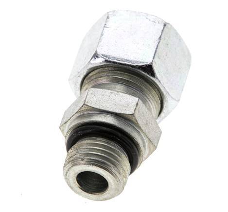 12L & UNF 9/16''-18 Verzinkter Stahl Gerade Schneidverschraubung mit Außengewinde 315 bar ISO 8434-1