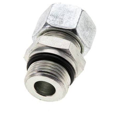 15L & UNF 7/8''-14 Verzinkter Stahl Geradeschneidende Verschraubung mit Außengewinde 315 bar ISO 8434-1