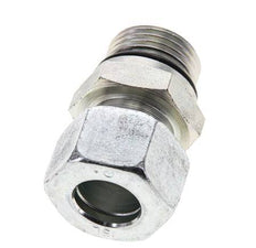 15L & UNF 7/8''-14 Verzinkter Stahl Geradeschneidende Verschraubung mit Außengewinde 315 bar ISO 8434-1