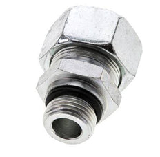 18L & UNF 3/4''-16 Zink plated Steel Straight Cutting Fitting with Male Threads 315 bar ISO 8434-1