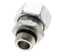 22L & UNF 7/8''-14 Verzinkter Stahl Geradeschneidende Verschraubung mit Außengewinde 160 bar ISO 8434-1