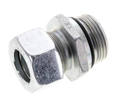 22L & UN 1-5/16''-12 Zink plated Steel Straight Cutting Fitting with Male Threads 160 bar ISO 8434-1