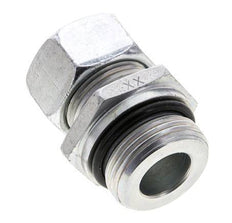 22L & UN 1-5/16''-12 Zink plated Steel Straight Cutting Fitting with Male Threads 160 bar ISO 8434-1