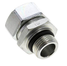 28L & UN 1-1/16''-12 Verzinkter Stahl Geradeschneidende Verschraubung mit Außengewinde 160 bar ISO 8434-1