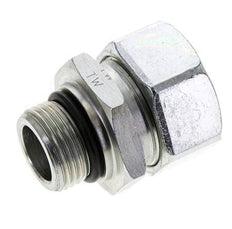 28L & UN 1-1/16''-12 Verzinkter Stahl Geradeschneidende Verschraubung mit Außengewinde 160 bar ISO 8434-1