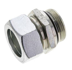 35L & UN 1-5/8''-12 Verzinkter Stahl Geradeschneidende Verschraubung mit Außengewinde 160 bar ISO 8434-1